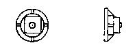 1-1/4` Nut, 3` Malleable Washer, O, Grandt Line Products Inc 93