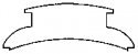Clerestory Passenger Roof, HO, Northeastern Scale Lumber 682