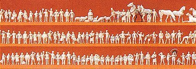 Figures -- Unpainted Assortment, Z, Preiser Kg 88500