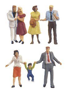 Pedestrians -- Walking Couples, N, Preiser Kg 79190