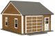 Kim′s Classic Garage - Kit (Laser-Cut Wood) -- pkg(2), HO, Atlas Model Railroad Co. 735
