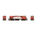 Montreal Locomotive Works MLW M420 - Sound and DCC -- Providence & Worcester 2003 (As-Delivered, red, white), HO, Rapido Trains 