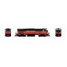 Montreal Locomotive Works MLW M420 - Sound and DCC -- Providence & Worcester 2005 (Simplified, brown, red), HO, Rapido Trains In