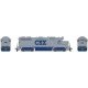 EMD GP38 Low Nose - Sound and DCC -- CSX 2039 (solid gray, blue lettering), HO, Rapido Trains Inc 38510
