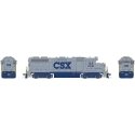 EMD GP38 Low Nose - Sound and DCC -- CSX 2039 (solid gray, blue lettering), HO, Rapido Trains Inc 38510
