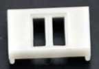 All-Weather Cab Window -- Plastic, No Glazing, .45 x .33′ pkg(2), HO, Cal Scale 746