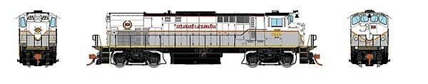 Montreal Locomotive Works MLW M420 - Sound and DCC -- Delaware-Lackawanna: 2045 (white, gray, black), HO, Rapido Trains Inc 3353