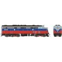 EMD FL9 - Sound & DCC -- Metro North 2030 (red, blue, silver), HO, Rapido Trains Inc 14572