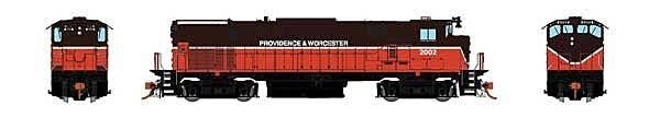 Montreal Locomotive Works MLW M420 - Sound and DCC -- Providence & Worcester 2002 (Simplified, brown, red), HO, Rapido Trains In