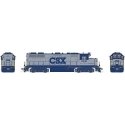 EMD GP38 Low Nose - Sound and DCC -- CSX 2013 (gray, blue cab trim and lettering), HO, Rapido Trains Inc 38511
