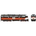 EMD FL9 Rebuilt/Modernized Version - Sound and DCC -- Connecticut DOT 2016 (black, red, white, McGinnis Lettering), HO, Rapido T