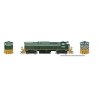 Montreal Locomotive Works MLW M420 - Sound and DCC -- British Columbia Railway 646 (As-Delivered, green, white, Dogwood Logo), H