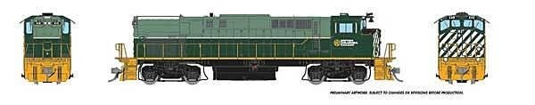 Montreal Locomotive Works MLW M420 - Sound and DCC -- British Columbia Railway 646 (As-Delivered, green, white, Dogwood Logo), H