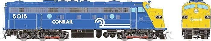 EMD FL9 - Sound & DCC -- Conrail 5015 (blue, yellow), HO, Rapido Trains Inc 14567