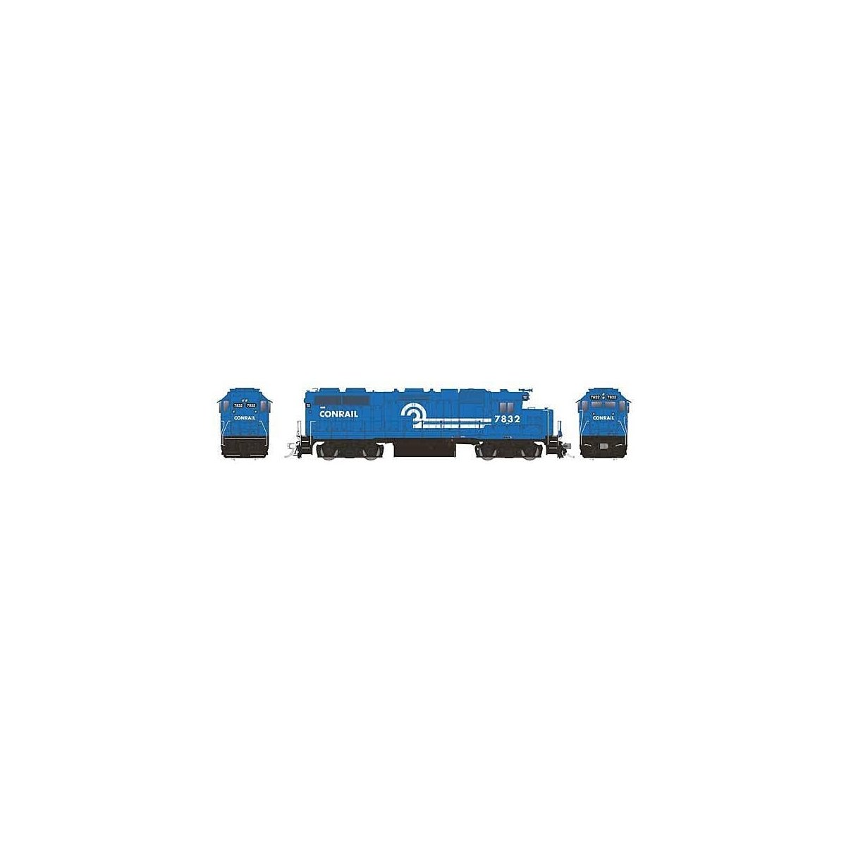 EMD GP38 Low Nose - Sound and DCC -- Conrail 7832 (blue, white), HO, Rapido Trains Inc 38525