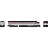 Rebuilt EMD E8A with Head-End Power HEP - LokSound & DCC -- Amtrak 498 (Phase II, silver, red, blue, white, black), HO, Rapido T