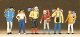 Recreation & Sports -- Hikers, HO, Preiser Kg 10113