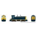 EMD SW9 - ESU LokSound and DCC -- Santa Fe 2432 (Bookend, blue, yellow), HO, Rapido Trains Inc 27564