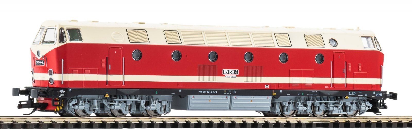TT-Diesel Locomotive BR 119 Museum DB AG, Headlight unten VI + DSS PluX22, TT, PIKO 47351