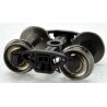 PRR Coil Semi-Elliptical Freight Trucks with Metal Wheels - 1 Pair - H0 - Walthers 6-40194