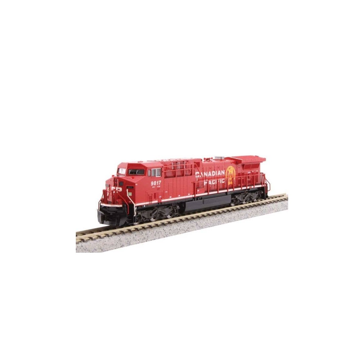 GE AC4400CW - Sound and DCC -- Canadian Pacific 9817 (red, white, Golden Beaver Logo), N, Kato USA Inc 1767218S