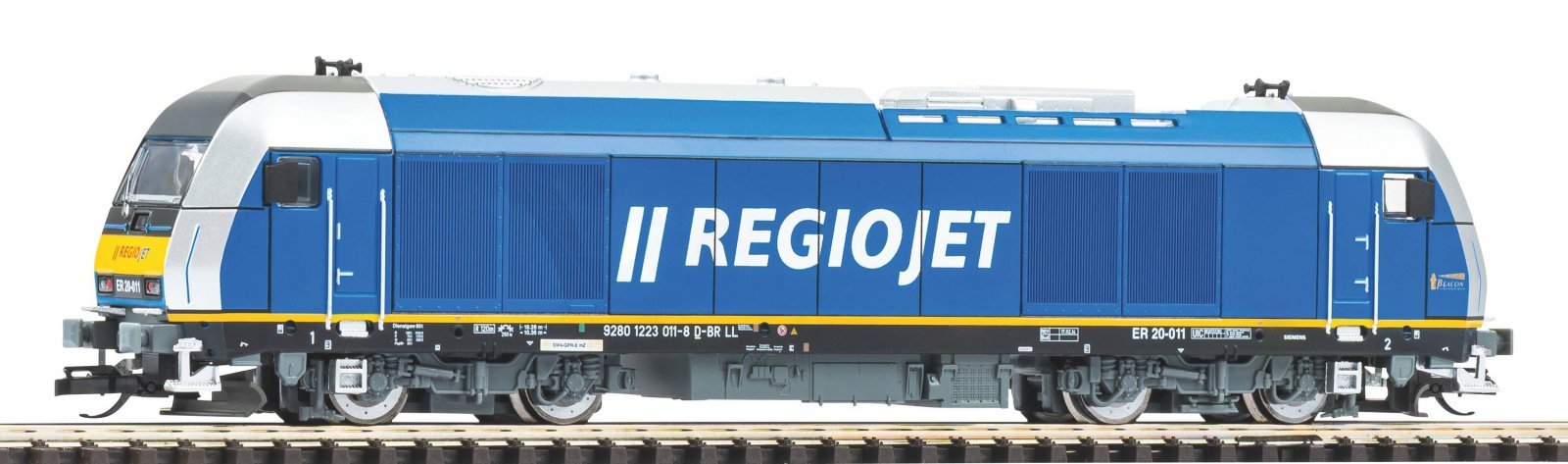 TT-Diesel Locomotive BR 223 Regiojet VI + DSS 8-pin, TT, PIKO 47576