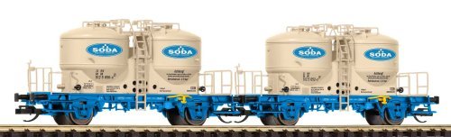 2-pc Cement cars Soda DB V, TT, PIKO 47682