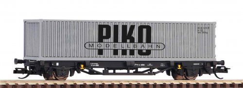 Container car w/40' PIKO cont. IV, TT, PIKO 47726