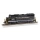 EMD GP40 - Sound and DCC -- New York Central 3020 (black, white), HO, Bachmann Industries 66311