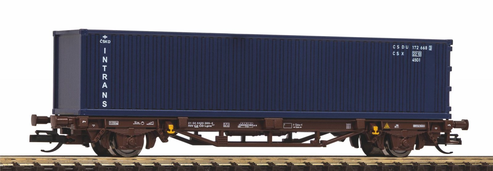 TT-Container Flat Car 1X40 Intrans CD V, TT, PIKO 47728