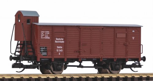 TT Covered Freight Car G02 DRG II with Brakeman's Cab, TT, PIKO 47766