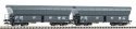TT-2-Piece Set Bulk Freight Car Falns PL-CTL VI, TT, PIKO 47854