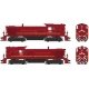 Alco RS3 Hammerhead High Hood - ESU LokSound and DCC -- Conrail 5487 (Patched, Late Cornell Red, yellow, white), HO, Bowser Manu