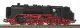 Steam Locomotive BR 62 DRG II + DSS PluX22, HO, PIKO 50707