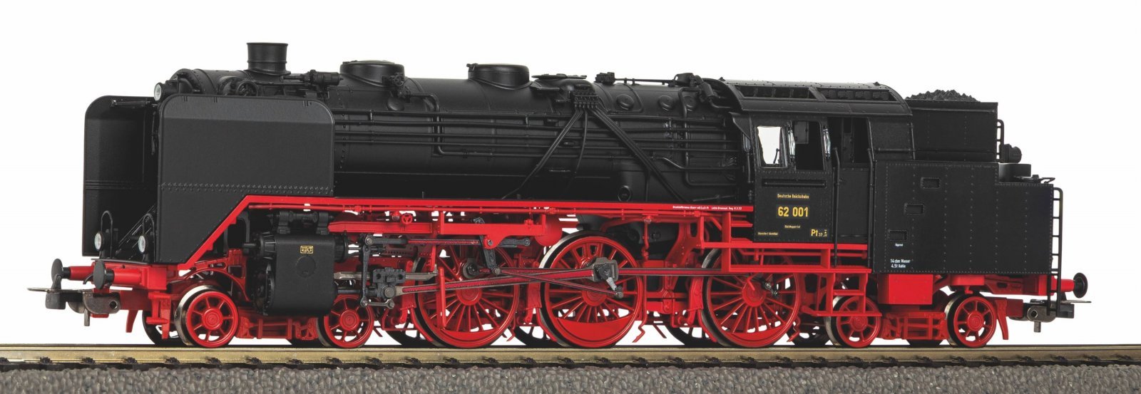 Steam Locomotive/Sound BR 62 DRG II + PluX22 Dec., HO, PIKO 50708