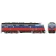 EMD FL9 Rebuilt/Modernized Version - Sound and DCC -- Metro North 2003 (red, blue, silver), HO, Rapido Trains Inc 14622