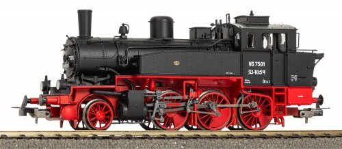 Steam Locomotive Rh 75 ex BR 91 NS III + DSS PluX16, HO, PIKO 50746
