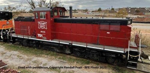 Alco C415 - LokSound & DCC -- Burlington Junction 701 (red, black), HO, Bowser Manufacturing Co. 60570