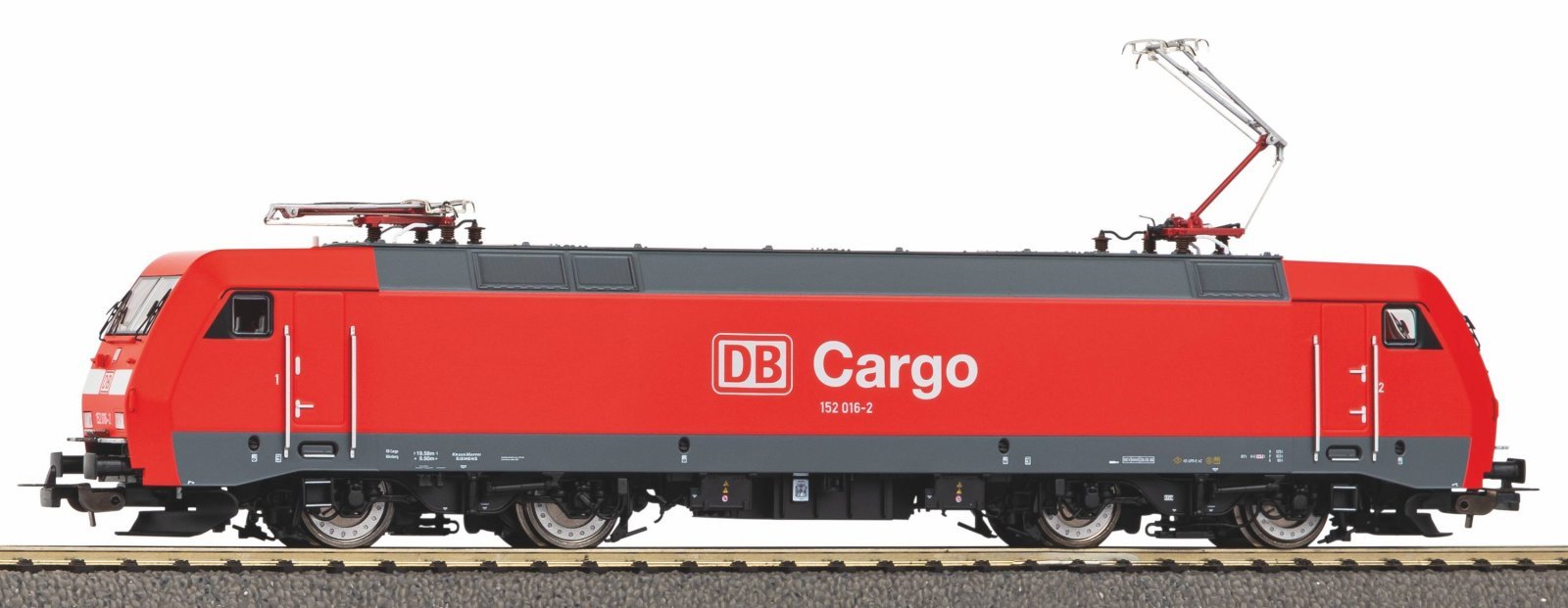 Sound Electric Locomotive BR 152 DB Cargo V AC Version, incl. PIKO Sound Decoder, HO, PIKO 51126