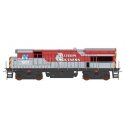 GE U18B - Sound and DCC -- Fugitive Movie Illinois Southern (gray, red, white), HO, Intermountain Railway Company 49493S