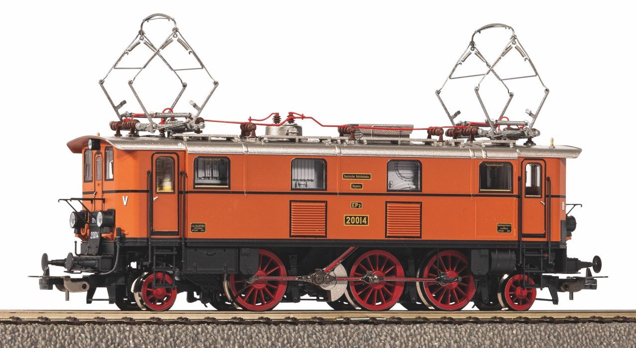 Electric Locomotive EP2 Verwaltung Bayern DRG II, HO, PIKO 51420