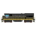 GE U18B - LokSound and DCC -- CSX (Patched Ex-SCL, black, yellow), HO, Intermountain Railway Company 49484S