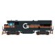 GE U18B - LokSound and DCC -- Guilford Rail System MEC (gray, orange, white), HO, Intermountain Railway Company 49479S