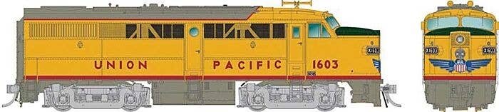 Alco FA1 - LokSound and DCC -- Union Pacific 1609 (Armour Yellow, gray, red, blue wings), HO, Rapido Trains Inc 37541