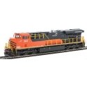 GE ES44AC w/LokSound & DCC -- ArcelorMittal (black, red), HO, Intermountain Railway Company 49733S