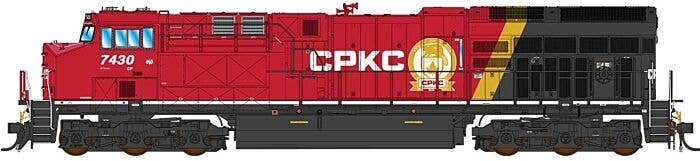 GE ET44AC Tier 4 GEVO - Sound and DCC -- Canadian Pacific Kansas City CP 7430 (2024+ Scheme, red, black, yellow), HO, Intermount