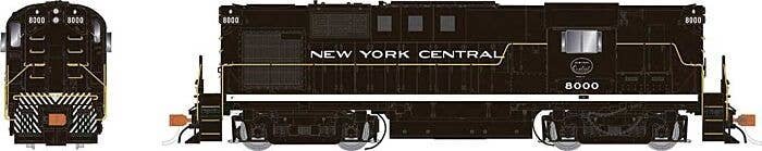 Alco RS11 - Sound and DCC -- New York Central 8005 (Capital Scheme, black, white), HO, Rapido Trains Inc 31574