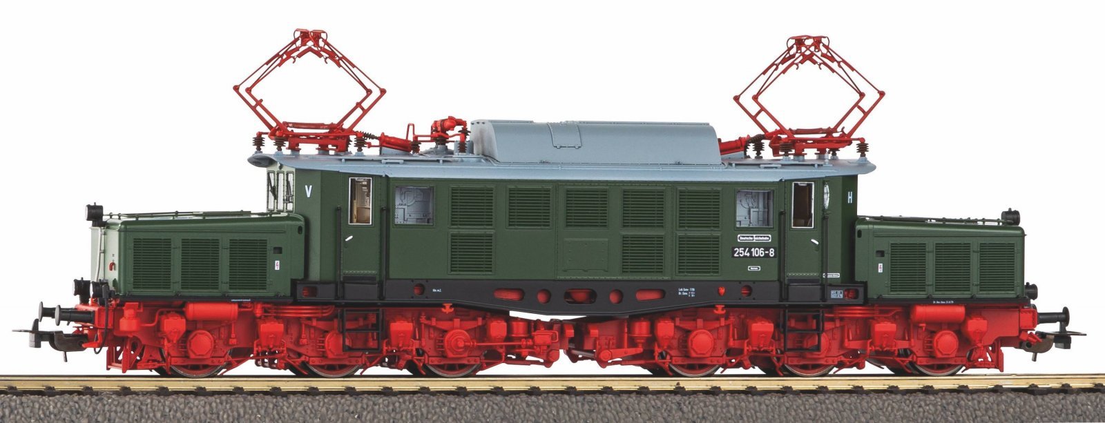 Sound Electric Locomotive BR 254 DR IV AC Version, incl. PIKO Sound Decoder, HO, PIKO 51483