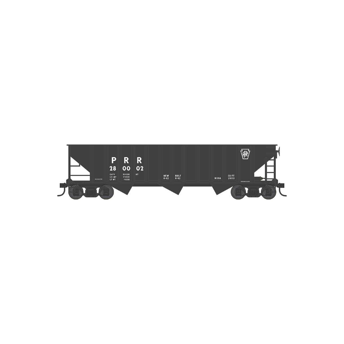 70-Ton 12-Panel 3-Bay Hopper - Ready to Run - H0 - Walthers 6-42933