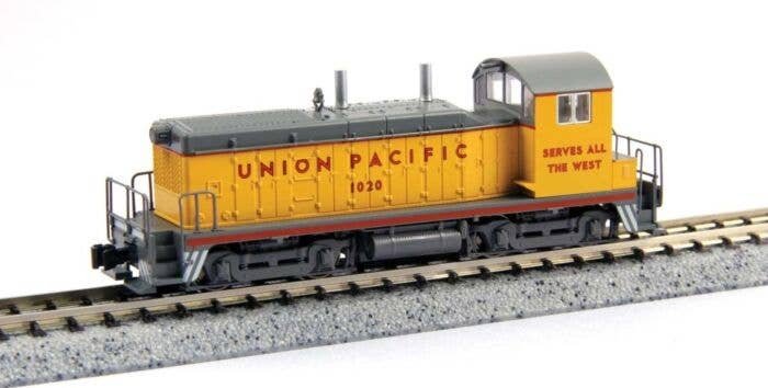 EMD NW2 - Sound and DCC -- Union Pacific 1039 (Armour Yellow, gray, red, silver), N, Kato USA Inc 1764380S
